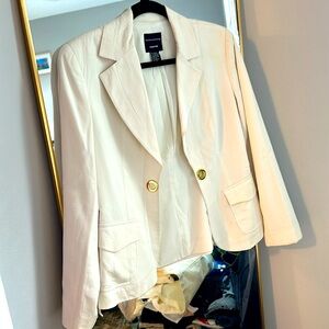 Vintage Old Money Doncaster White Blazer